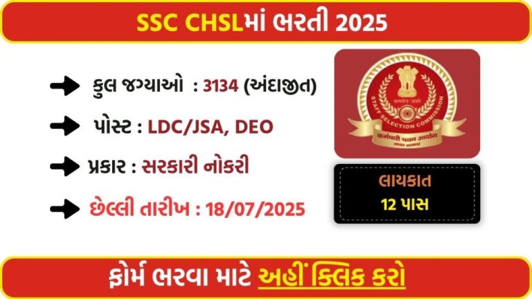 SSC CHSL Recruitment 2025